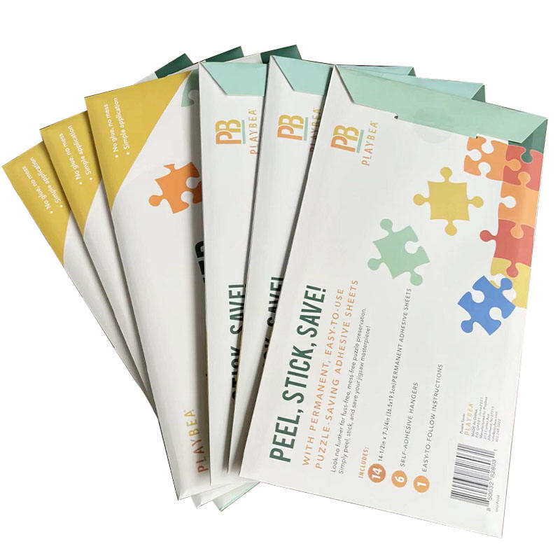 Environmentally friendly personalized design paper customized printing paper 14 pieces of pressureless puzzle film stickers - Image 3