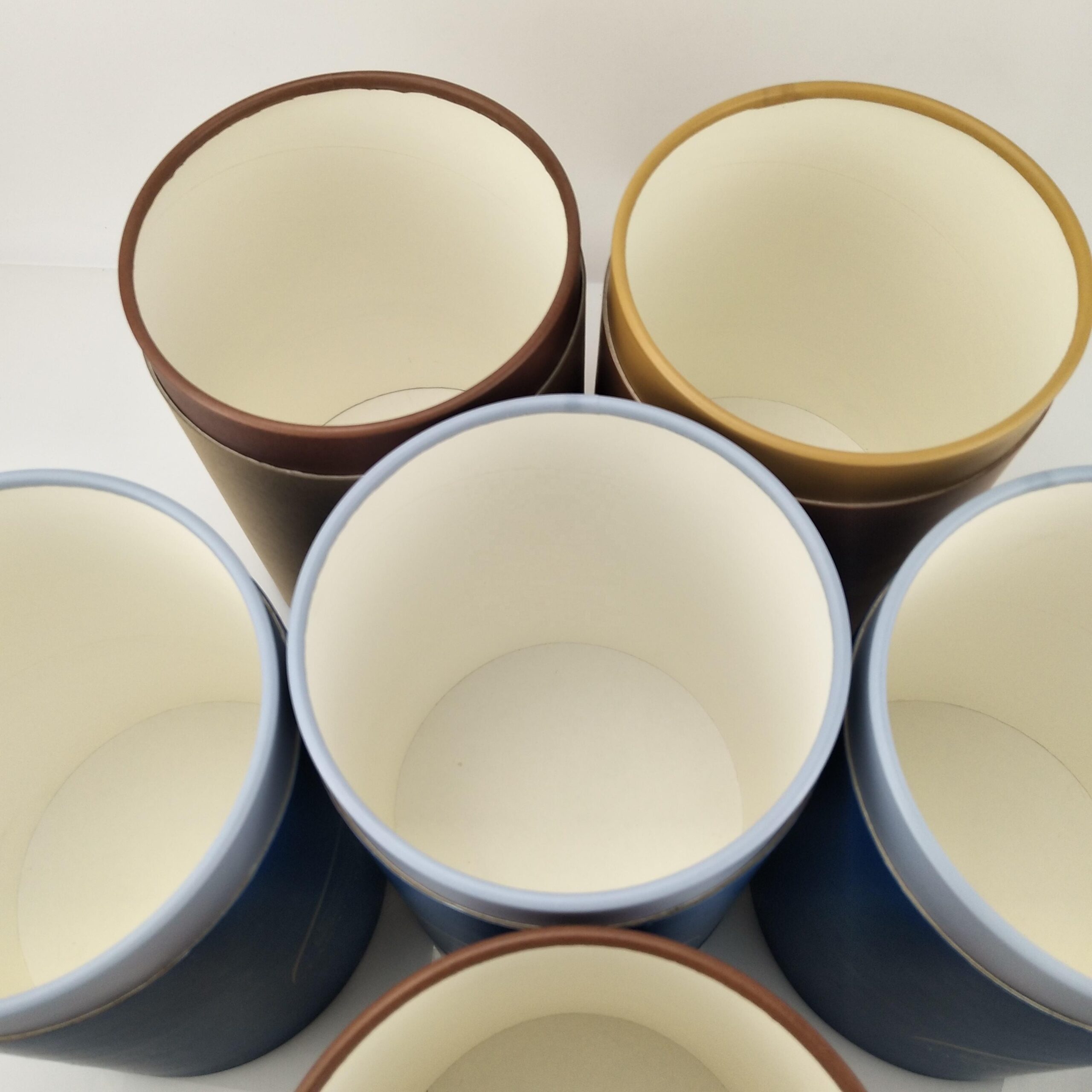 Cardboard cylinder box High-end texture gift boxes packaging candle paper tube - 图片 4