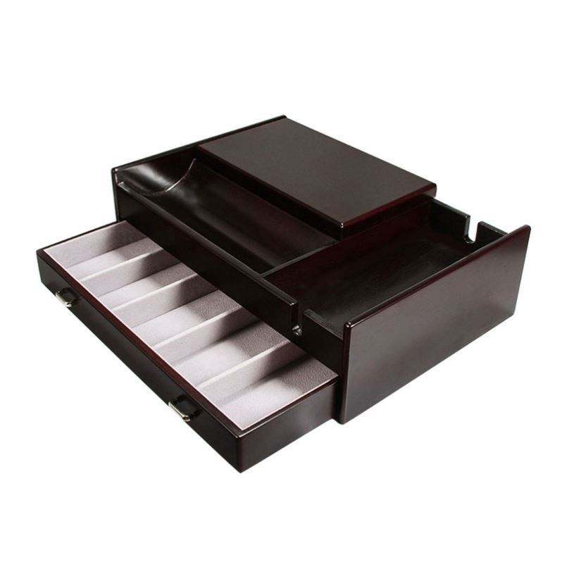 Custom wood jewelry box packaging organizer high quality jewelry packaging wooden storage box - Image 4