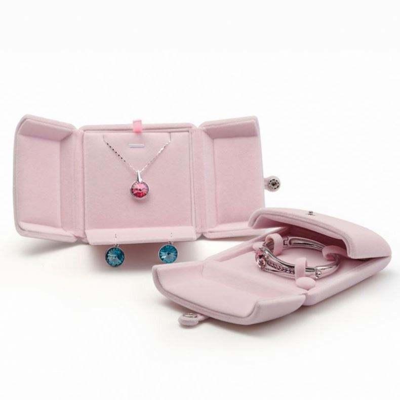 promotional Classic Jewelry Box Velvet Pendant Necklace Ring Jewelry Packaging Box Gift Box - Image 6