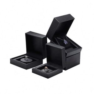 OEM high end black jewelry box