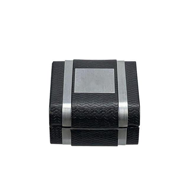 square wedding earring ring pop color black gift storage show wooden high gloss luxury handmade decoration wood jewelry box - Image 4