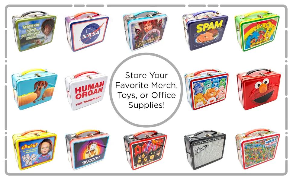 Personalized embossed cute mini tin tool box mess diy lunch box tin kids gift card game tarot puzzle tin box with lock - 图片 7