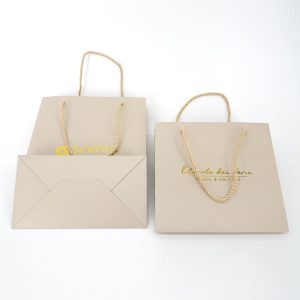 kraft shopping paper bags with handles plain brown kraft grocery paper bag for supermarket eco friendly