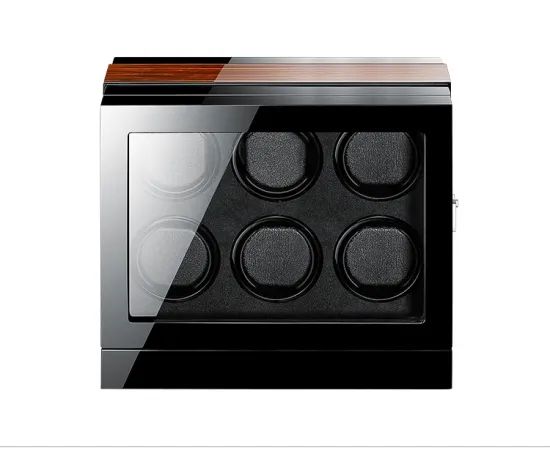 Custom Fashion PU Leather Watch Packaging Box Silent Motor Watch Winder - 图片 4