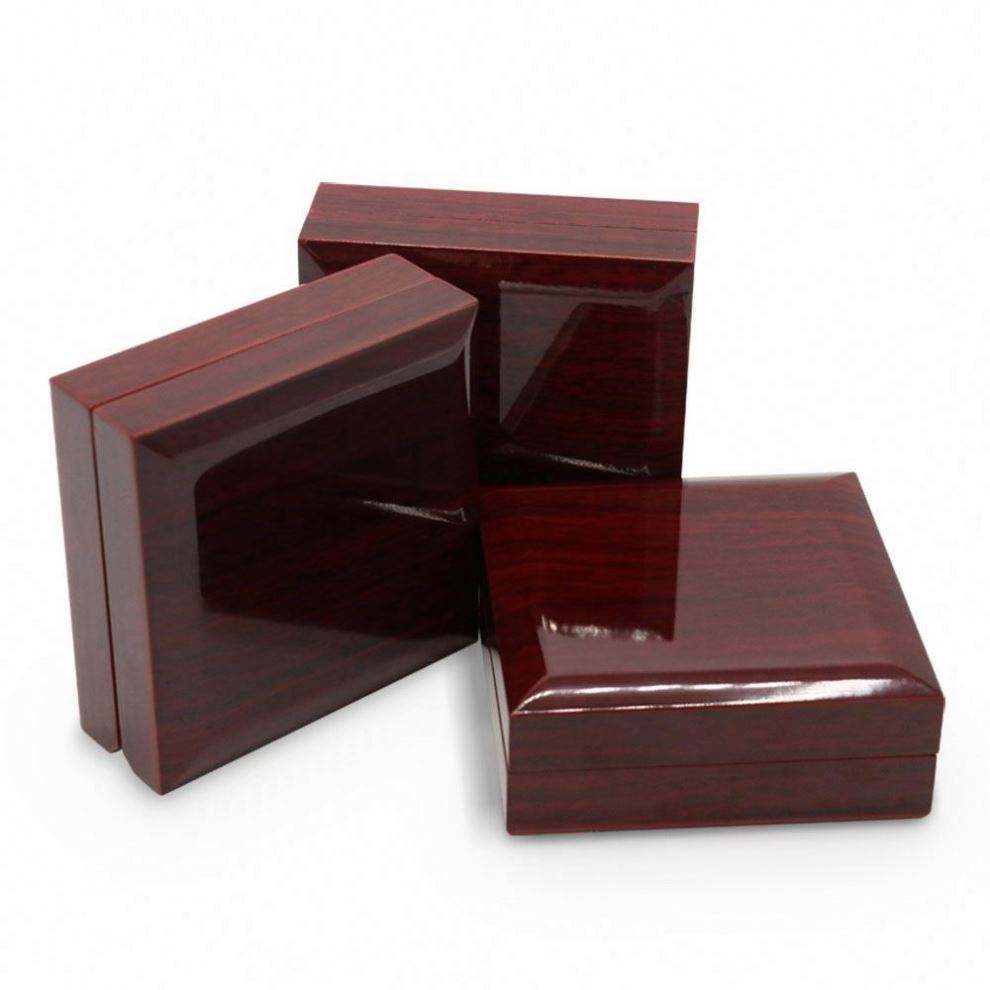 Wholesale High Quality Wooden Necklace Gift Box Custom Logo Wood Jewelry Necklace Box - Image 5