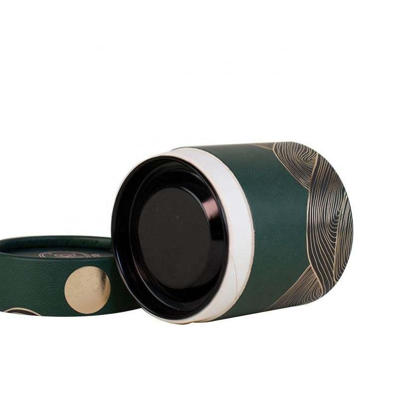 100% biodegradable Custom food grade kraft paper tubes for tea packaging paper tube - 图片 3