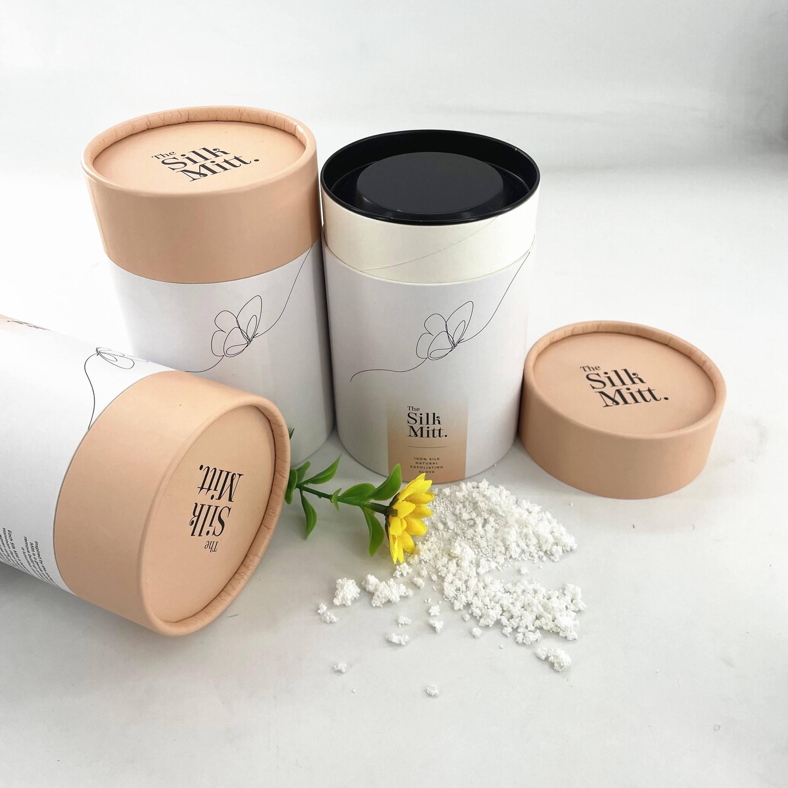 Professional Custom Eco Friendly Recycled Paper Core Round Cylinder Food Grade Coffee Tea Box Cardboard Paper Tubes - 图片 6