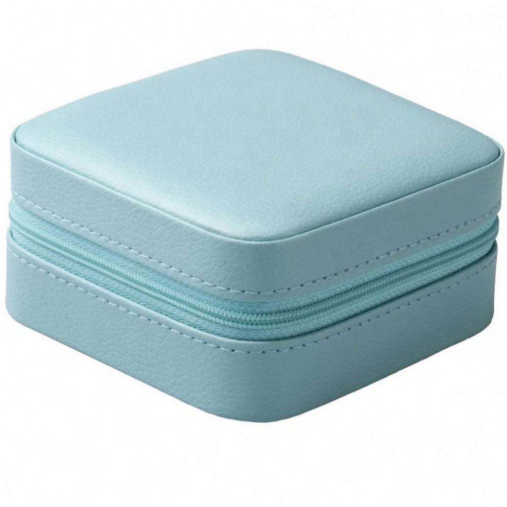 Leather custom small Travel Jewelry Box Organizer Display Case for Girls Women Gift Rings Earrings Necklaces Storage - Image 5