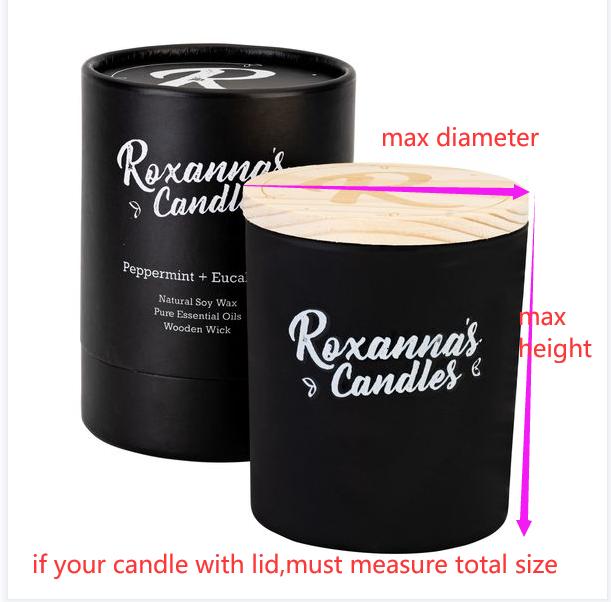 Eco Friendly Candle Packaging Custom Printed Cardboard Tube Cylinder Candle Box Packaging - 图片 5