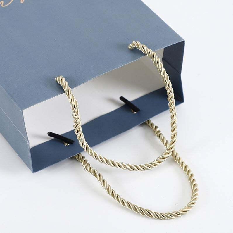 Manufacturer Custom color cheap fancy Luxury Printed Gift Shopping Paper Gift Bag with handles - 图片 4