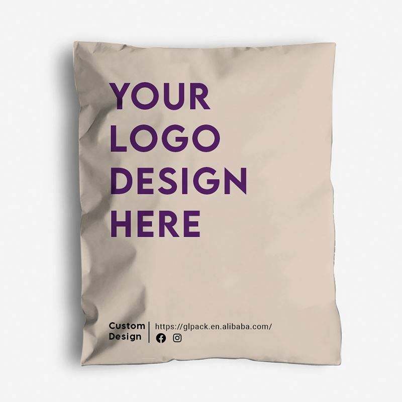 Customized Printed Logo Biodegradable Purple Poly Mailers Plastic Mail Courier Packages Mailing Bag For Postage - Image 3