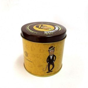 Hot Sale!! Customize Cylindrical Tin Box Tea coffee bean candy chocolate packaging tin box Tinplate Metal Gift Box