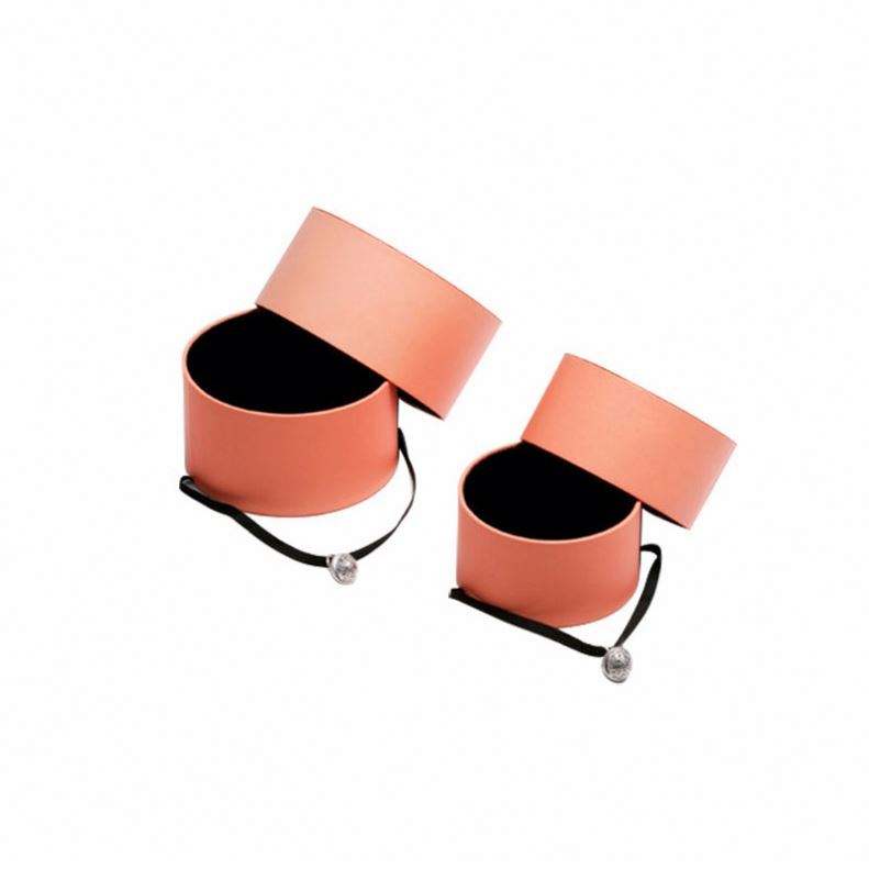 Custom round paper jewelry packaging box - Image 3