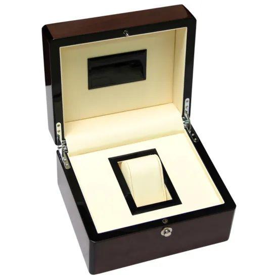 Veneer High Gloss Single Wooden Men Watch Box/Gift Boxes