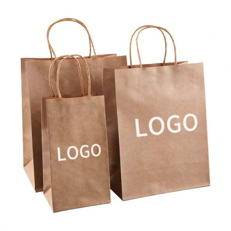 Shopping For Business Kraft Bag Custom Paper Bags With Handle - 图片 2