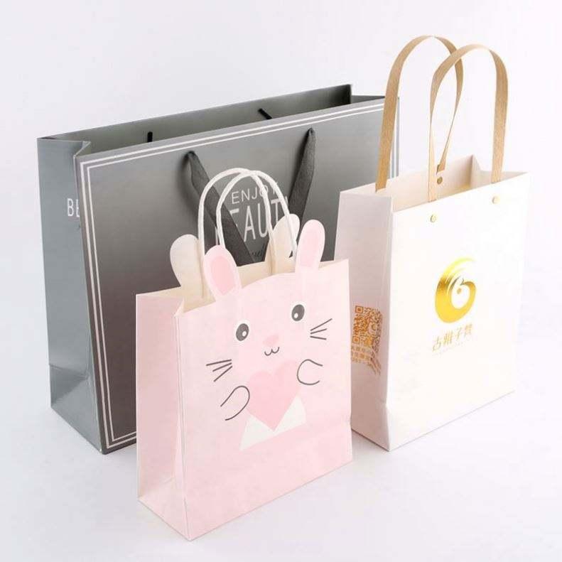 BTO Clothes Bags Paper Pack Paper Bag Custom Luxury Black Clothes Store Retail Packaging Gift Carry Bags Boutique Shopping Paper - 图片 6