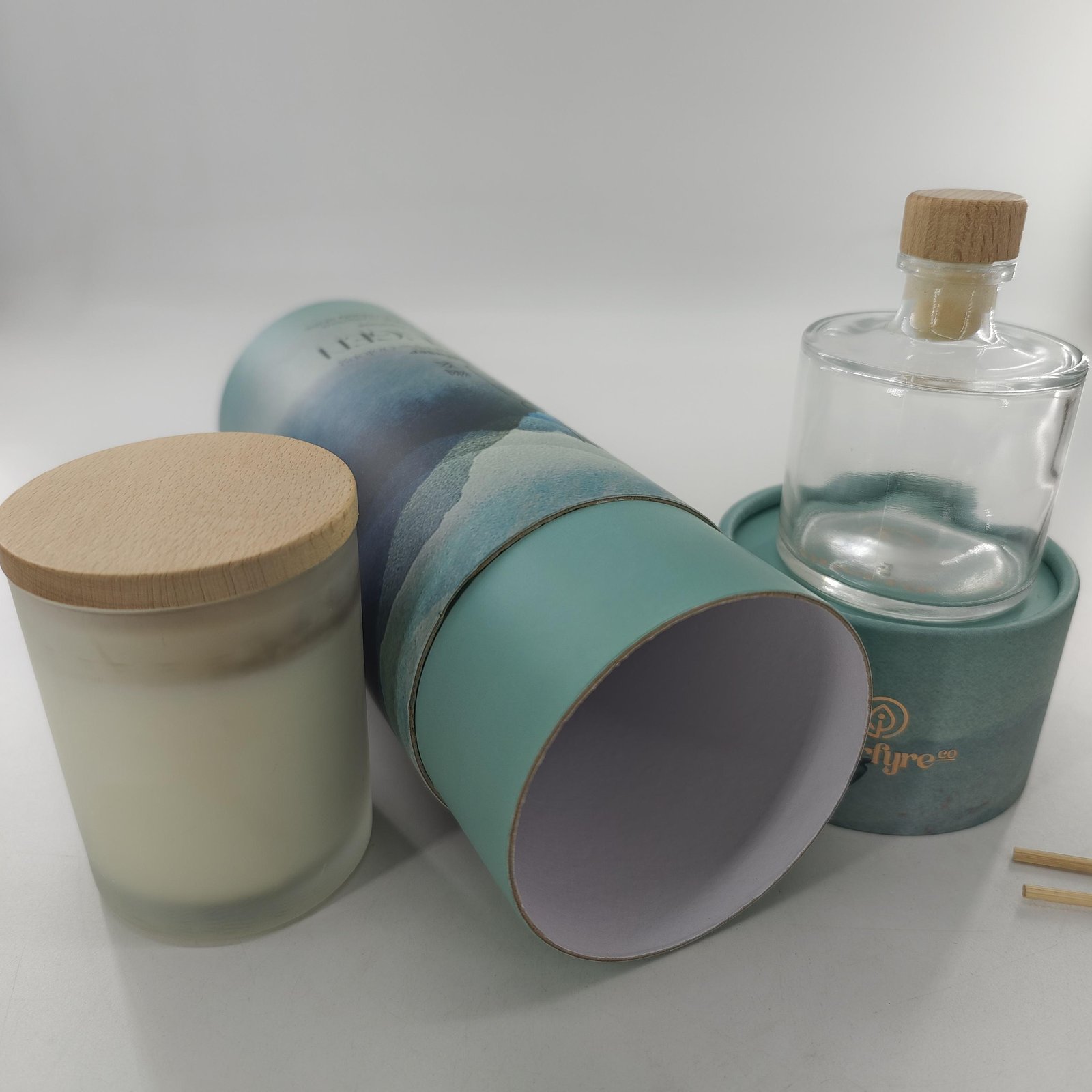 Luxury paper perfume packaging box perfume paper tube packaging - 图片 7