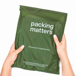 Custom Green Biodegradable mailing bag compostable mailing bags 100% Recyclable Poly Mailer with logo