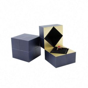 Personalized Cardboard puzzle jewelry box paper jewelry box packaging with logo