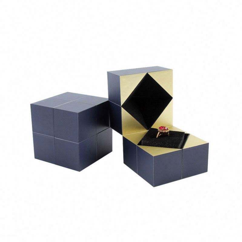 Personalized Cardboard puzzle jewelry box paper jewelry box packaging with logo