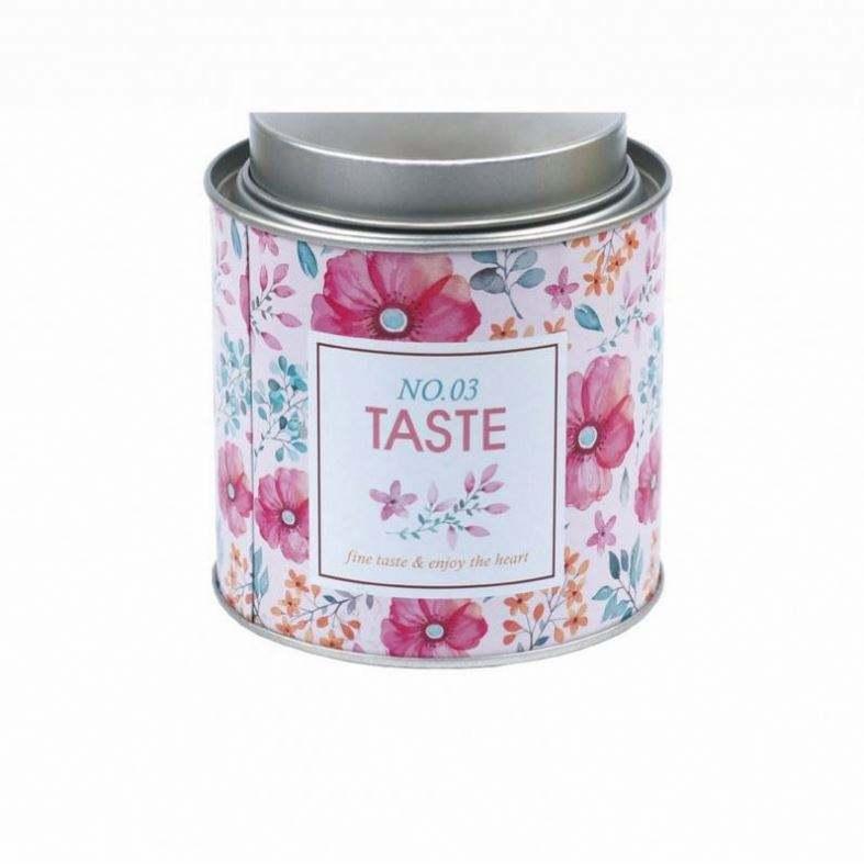 Wholesale Airtight Customized Cylindrical Airproof Metal Tin Coffee Tea Box Round Black Tea Tin Can With Plug In Lid - Image 3