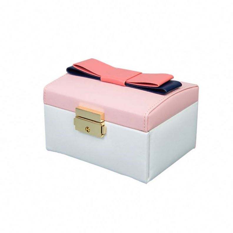 Handmade Jewelry Leather Packaging With Tray Factory Custom Pu Leather Luxury Jewelry Packaging - 图片 5