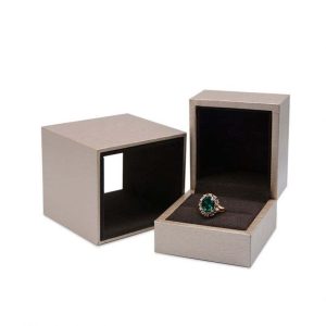 Luxury Black Custom Logo Magnetic Closure Gift Box For Jewelry Necklace