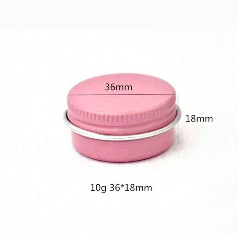 Wholesale 10g Mini Round Tin Box With Screw Metal Jar Pot Custom Cosmetic Packaging Tin Face Cream Lip Balm Packaging Box - Image 3