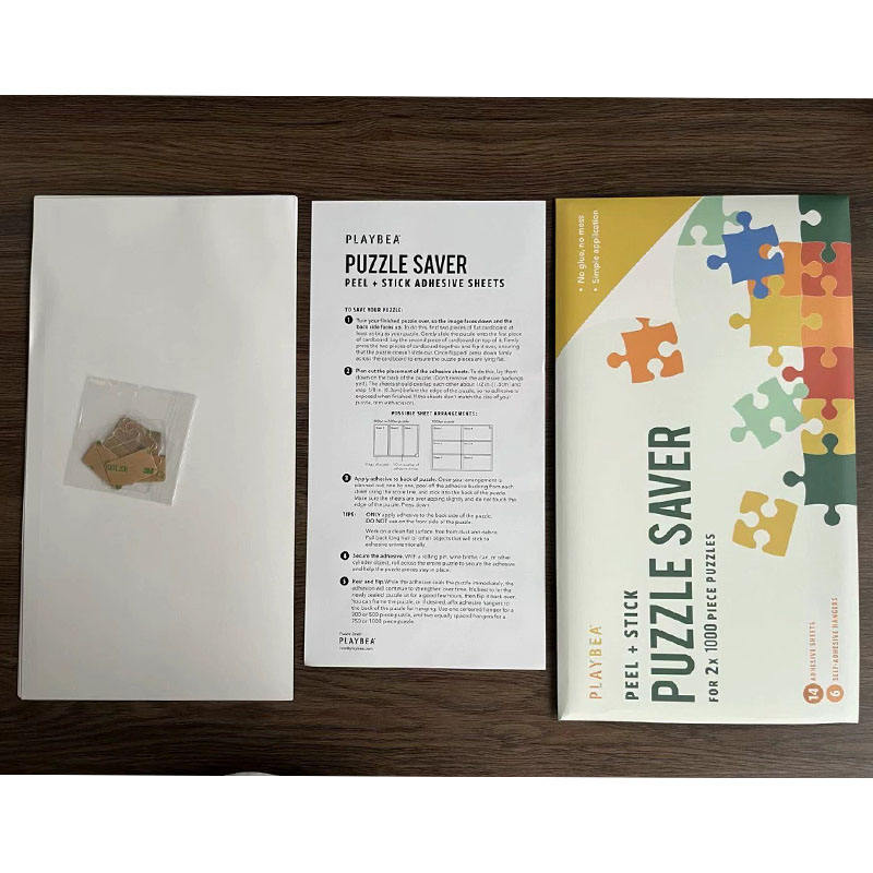 Environmentally friendly personalized design paper customized printing paper 14 pieces of pressureless puzzle film stickers - Image 2