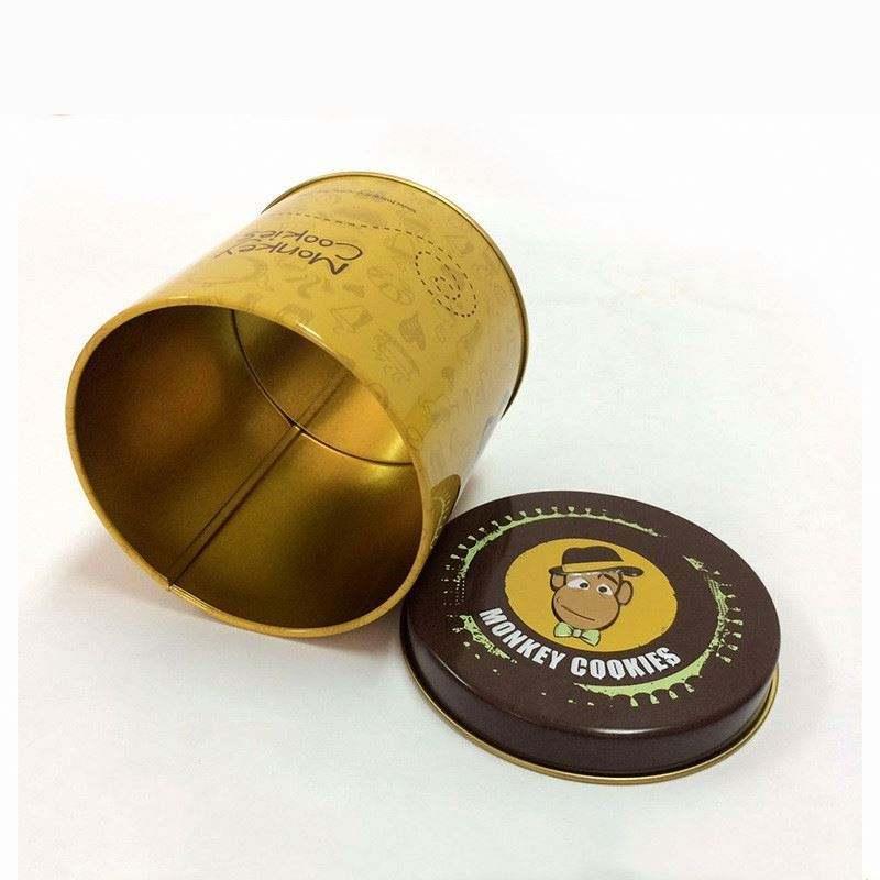 Hot Sale!! Customize Cylindrical Tin Box Tea coffee bean candy chocolate packaging tin box Tinplate Metal Gift Box - 图片 5