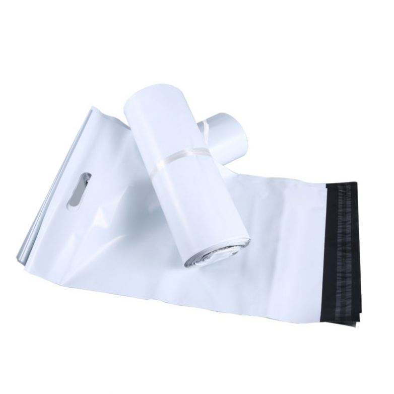 Custom Size packaging 10x13 12 x17 polymailer Courier Bag with Handle Express Bags Easy to Carry Poly Mailers - Image 5