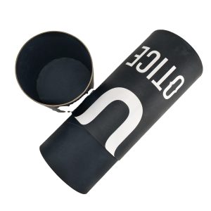 Eco-friendly black candle tube box custom wax kraft boxes gift paper tubes packaging boxes for candle