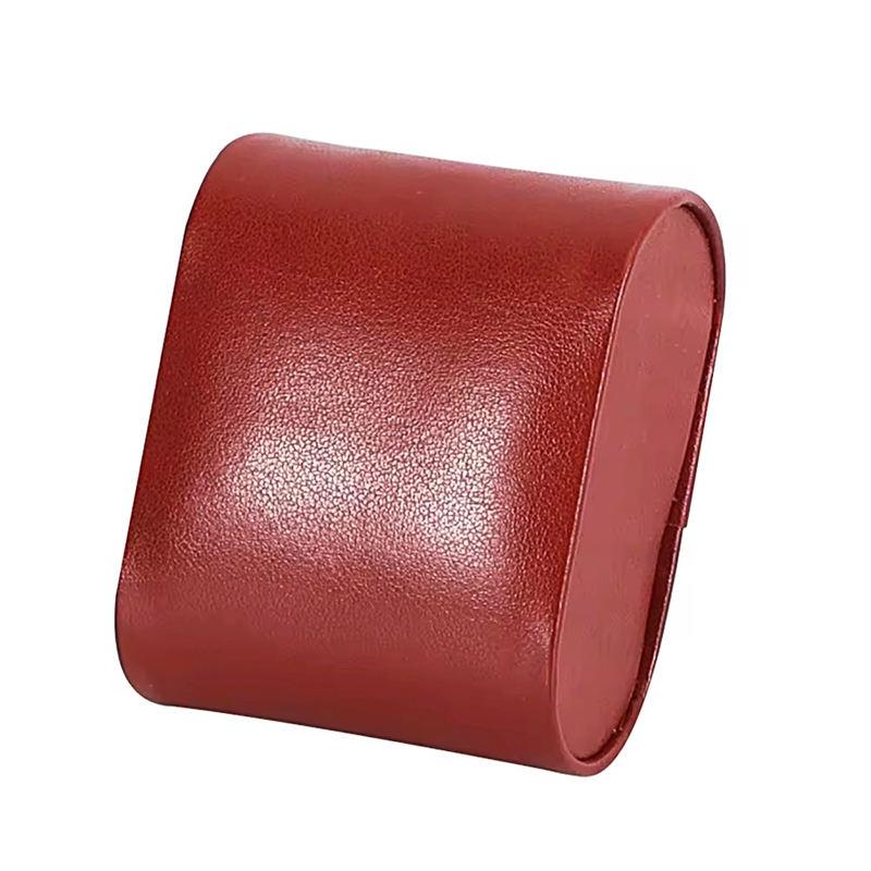 Customized logo luxury single watch gift storage box red wooden watch packaging display box with pillow watch box - Image 7