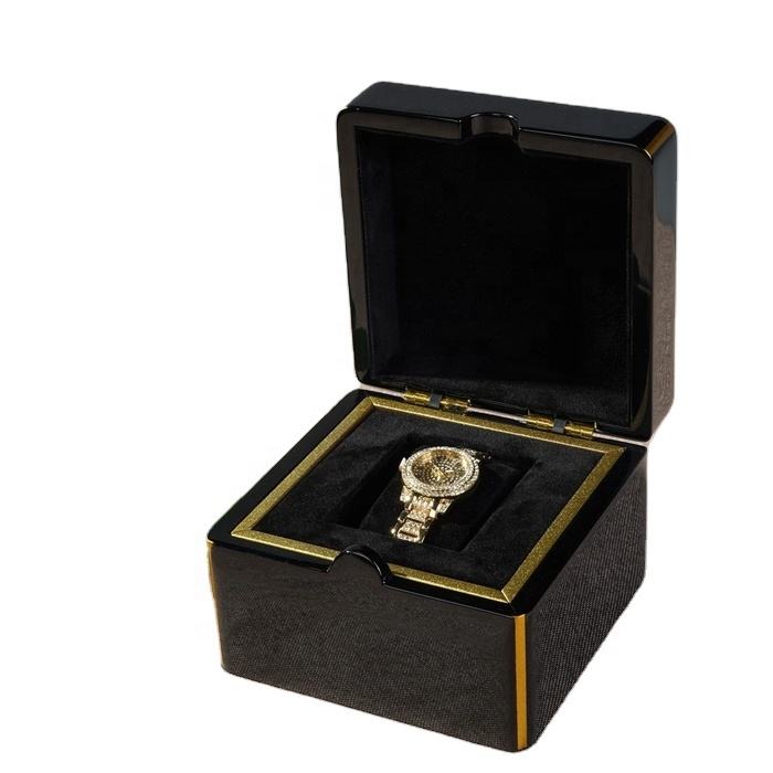 Factory Wholesale Wooden Rigid Gift Box for Watches Luxury Custom Wood Watch Box with Logo - 图片 7