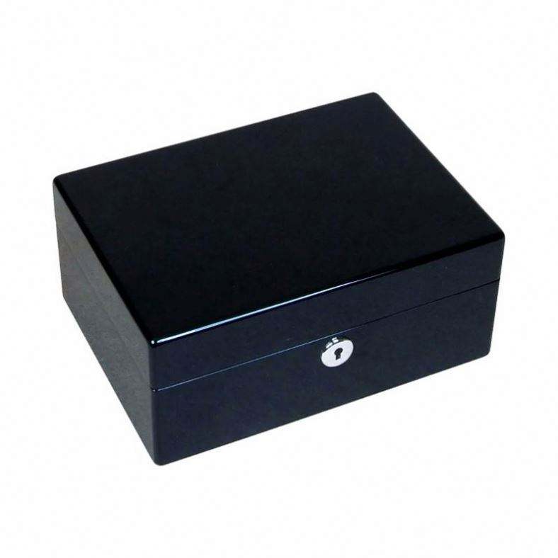 Private Label Custom Logo Cufflink Packing Box High Quality Handmade Cufflink Storage Wood Boxes - 图片 4