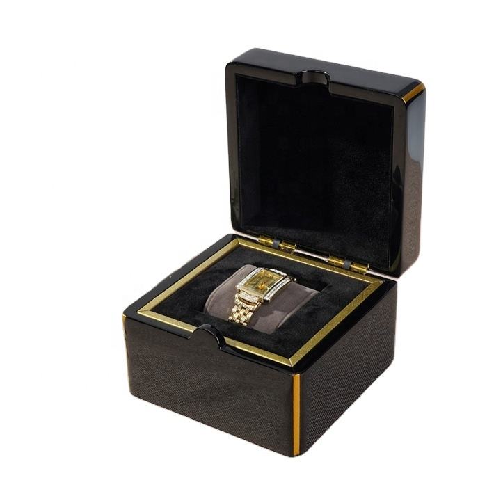 Factory Wholesale Wooden Rigid Gift Box for Watches Luxury Custom Wood Watch Box with Logo - 图片 3