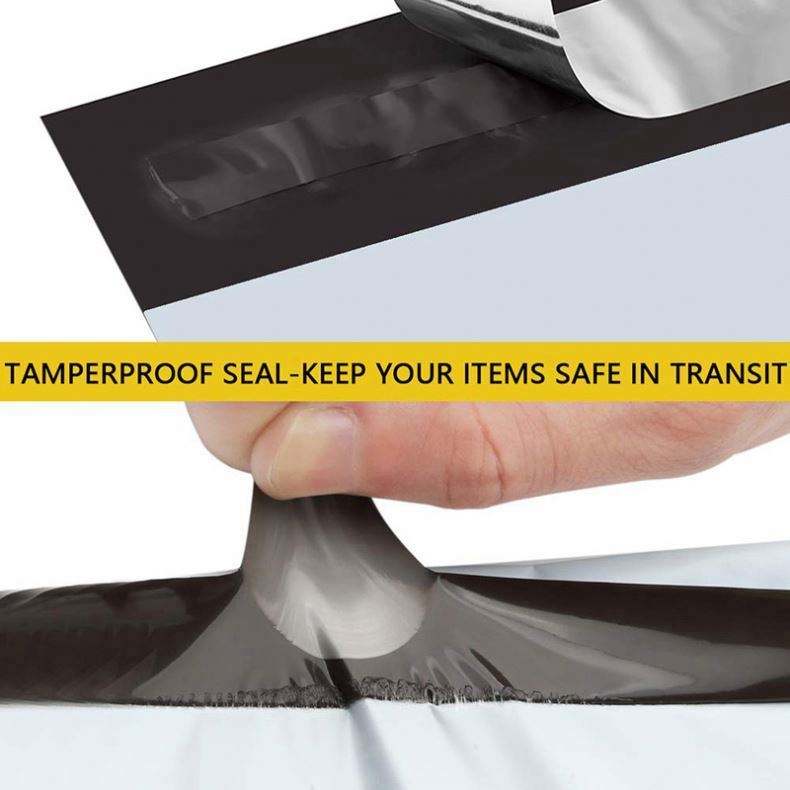 New Products 2019 Eco Friendly Custom Made Printed Purple Plastic Packaging Poly Mailer With Transport Shipping Bag - Image 3