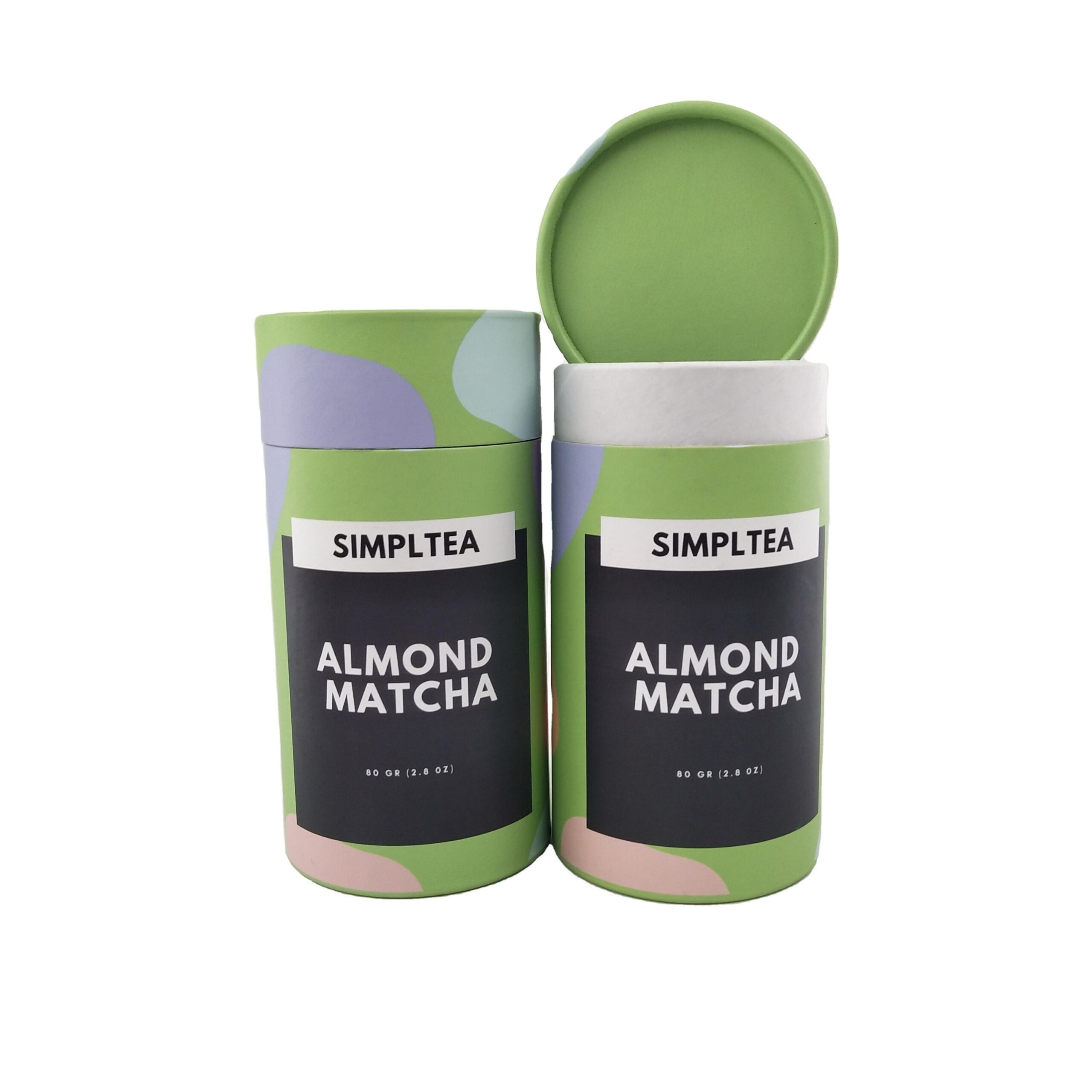 Factory Round kraft paper tube packaging for tea biodegradable cardboard paper tube
