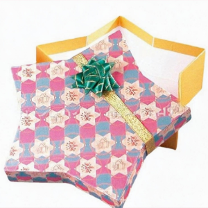 Christmas Decoration Cards Full Color Desgin Logo Recycled Cardboard Paper Gift Box