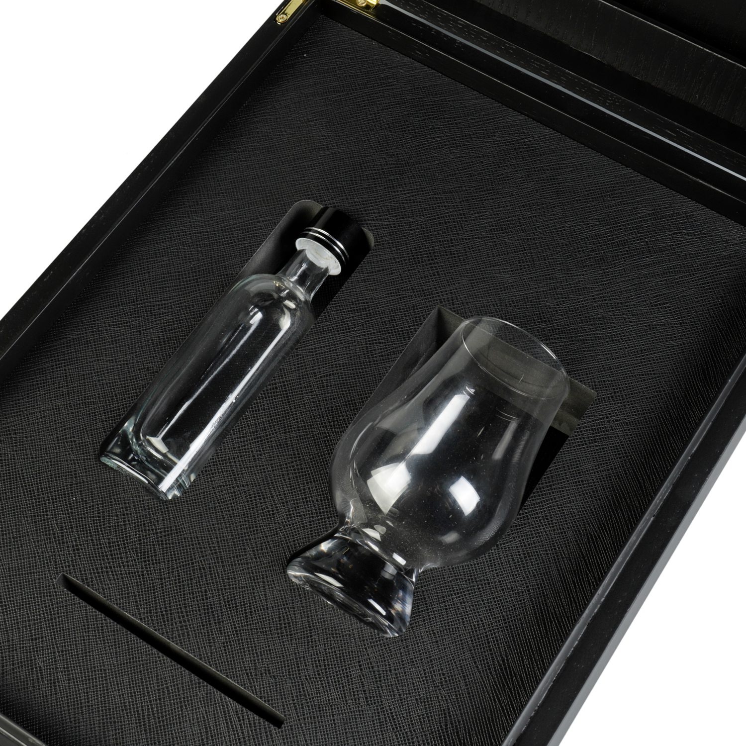 Factory Handmade Custom Laser Pattern Ash Solid Wood Rectangle Luxury Black Wine Wood Box - 图片 2