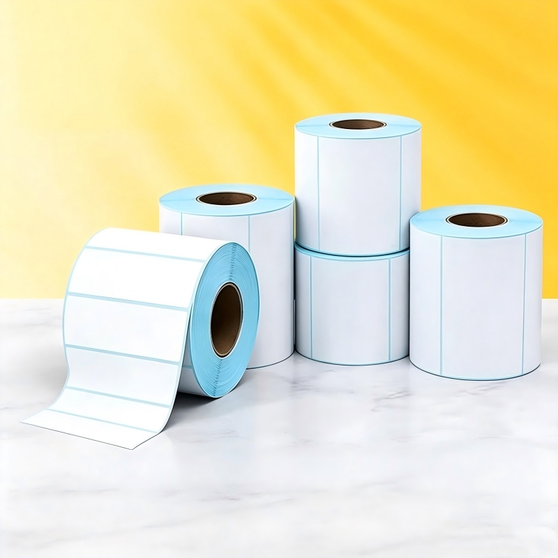 Self-adhesive thermal paper, waterproof printing paper, oil-resistant barcode paper, white self-adhesive paper Supermarket label paper - Image 4