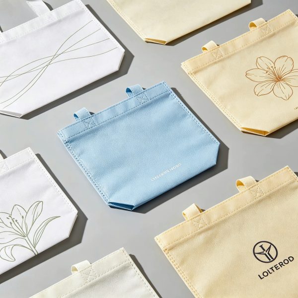 Non-woven bags, colorful non-woven handbags, customized logos, bundle bags, shoe and clothing packaging bags - Image 4