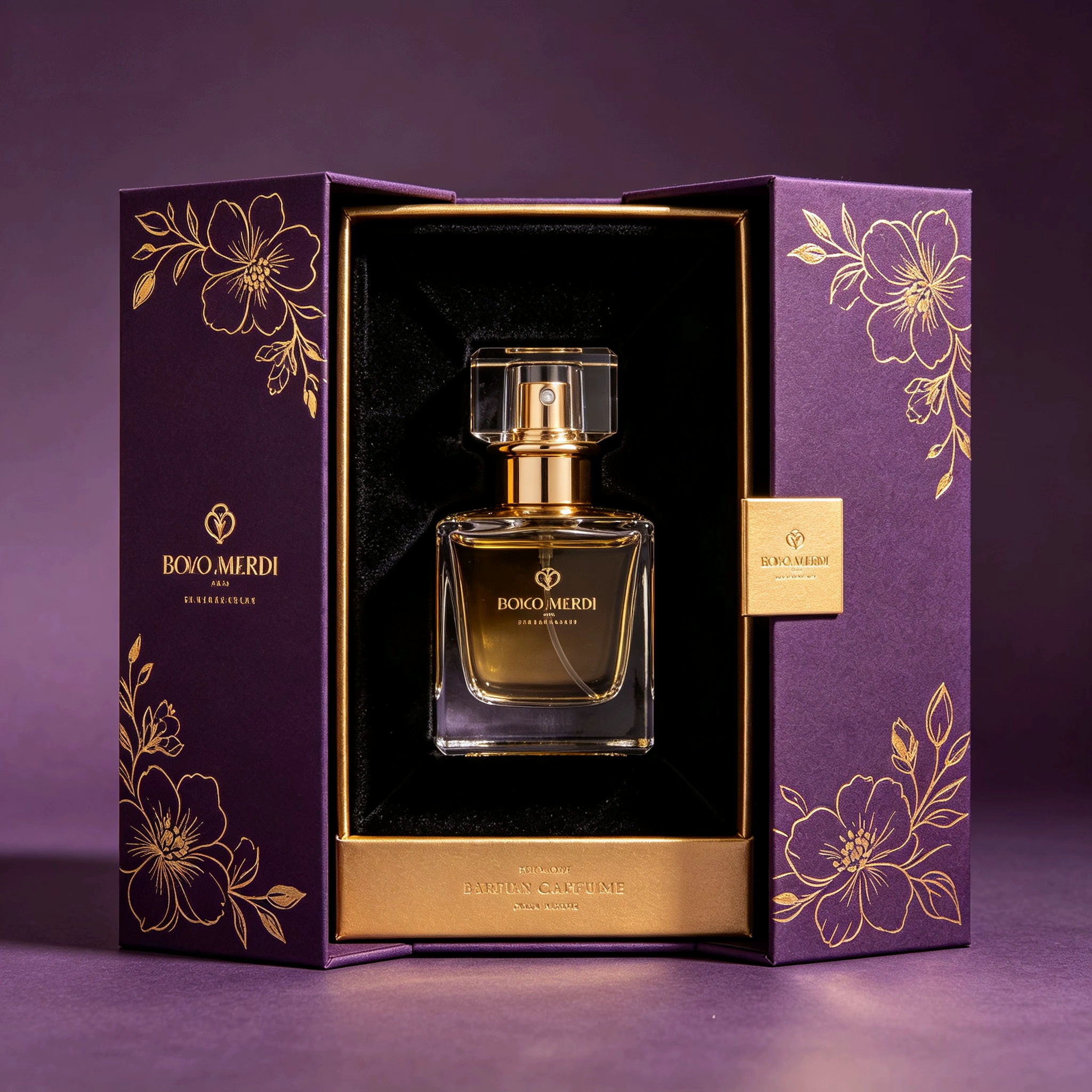 Sample Perfume Bottles Perfume Cardboard Box With Cardboard Box Luxury Small Night Club Thick Hard Perfume Cardboard Box